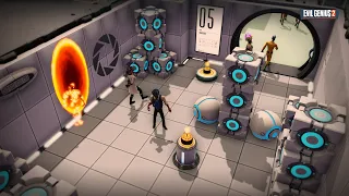 Evil Genius 2: World Domination Portal DLC. GLaDOS voice not included.