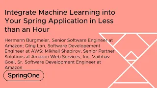 Integrate Machine Learning into Your Spring Application in Less than an Hour