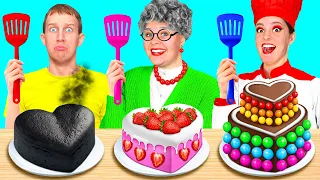 Reto De Cocina Yo vs Abuela | Cocina Sabrosa Hacks de Fun Fun Challenge