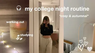 my productive college night routine | september “22 ✧*:･ﾟ