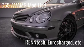 My Mercedes C55 AMG (W203) Modification List!