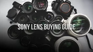 Sony Lens Buying Guide Holiday 2018 | APS-C & Full-Frame