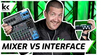 Audio Mixer vs Audio Interface | What should you buy?