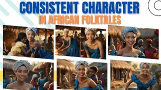 HOW TO CREATE CONSISTENT CHARACTER FOR AFRICAN FOLKTALES #africanfolktales