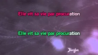 Karaoké La vie par procuration - Génération Goldman *