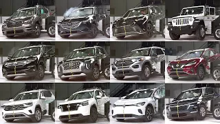 CRASH TEST 12 Midsize SUVs (2022) | New Side-impact Test