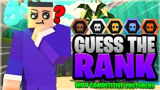 Can Krunker Competitive YouTubers Guess YOUR Rank?