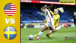 USA vs Sweden | All Goals & Extended Highlights | April 10, 2021