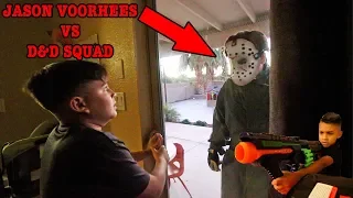 JASON FINDS DAMIAN & DEION | SCARY MOVIE | D&D SQUAD BATTLES