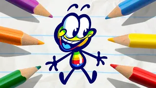 Pencilmate's New PEN?!| Animated Cartoons Characters | Animated Short Films | Pencilmation