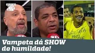 Era bobo? Vampeta REBATE narrador e dá SHOW de humildade!