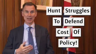 Jeremy Hunt Dodges Question On Cost Of Sending Migrants To Rwanda!