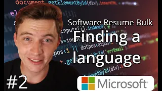 How To Pick Your Specialization As a Software Engineer - 6 Week Resume Bulk (/w Microsoft Engineer)