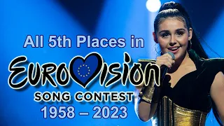 All 5th Places in Eurovision Song Contest (1958-2023)