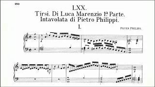 Peter Philips - Tirsi, di Luca Marenzio FVB 70 (Fitzwilliam Virginal Book Vol. 1 No. 70) (Score)
