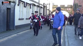 William King Memorial Flute Band Arriving at the ABOD Shutting of the Gates Parade 2021