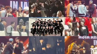 TREASURE interaction with Seventeen, Ive, Straykids, Kard, ITZY, Siwon and more fancam AAA 2022