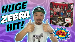 🔥 THIS BOX WAS INSANE! FINALLY PULLED A ZEBRA🦓 BRAND NEW 2023 UFC Select Hobby Box Review!