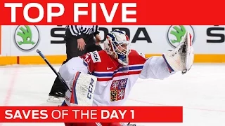 Top 5 Saves | Day 1 | #IIHFWorlds 2015