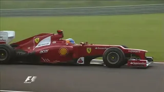 F1 Race Highlights  - 2012 Indian GP Race highlights Formula1