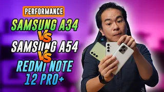Samsung Galaxy A34 vs A54 vs Redmi Note 12 Pro+ Malaysia: Performance comparison