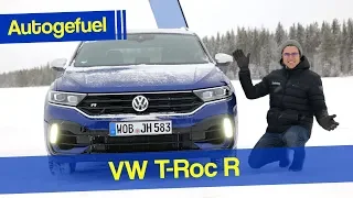 300 hp Volkswagen T Roc R REVIEW with drifting at the polar circle - Autogefuel