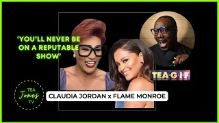 'GO MAKE UP SOME LIES!' Flame Monroe DESTROYS Wiley Show While CATCHING UP W/ Claudia Jordan On LIVE