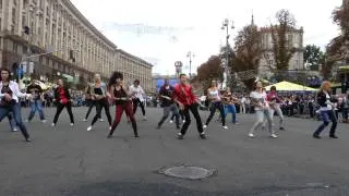 Michael Jackson - 55th Birthday Dance tribute, flashmob (Kyiv,Ukraine) - Thriller