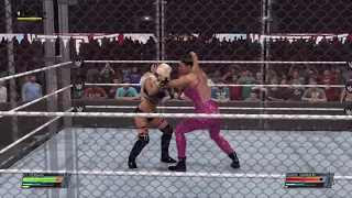 WWE 2K22 LIV MORGAN VS. RAQUEL RODRÍGUEZ (STEEL CAGE).