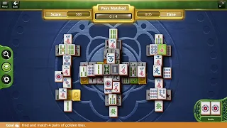 Microsoft Mahjong  | Golden Tiles Medium | April 25, 2024 | Daily Challenges