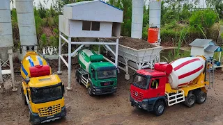 Diy tractor mini Bulldozer to making concrete road, Excavator Construction Vehicles, Road Roller #55