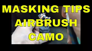 Camouflage Airbrush Masking Techniques | Battletech Painting Tutorial