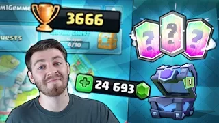MASSIVE LEGENDARY OPENINGS! BIG SUPER MAGICAL CHEST SPREE! | Clash Royale | WORST TROPHY COUNT LUCK