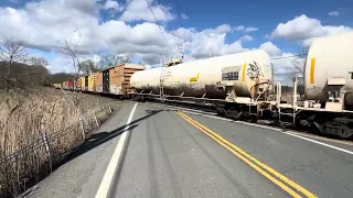 M409 W/ SD70AC From Selkirk to Waycross, GA Blows Thru Hannacroix W/ 468 Axles