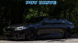 BMW 550i POV Drive | No Music/Commentary