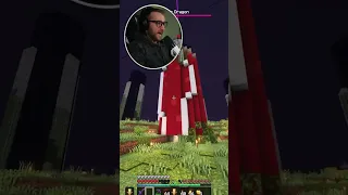 *WTF* friend almost ends my 2 year minecraft hardcore world. #shorts