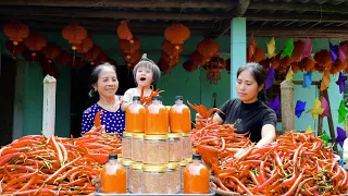 Rescuing chili fields for people. Chili salt and Chili sauce were born one after another