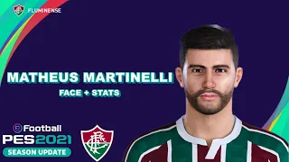 MARTINELLI PES 2021 (FLUMINENSE) EFOOTBALL COMO CRIAR