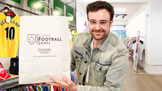 AJ3 Goes Shopping For CLASSIC Football Shirts! - Shirt Shopping