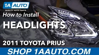 How to Replace Headlights 10-11 Toyota Prius