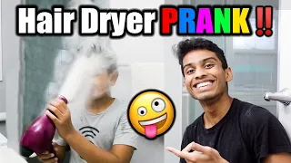 Hair Dryer PRANK⁉️ 😂 | My best Prank EVER! | VelBros Tamil