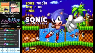 Sonic The Hedgehog in 9:53 (Any%, Former World Record)