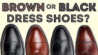 BLACK OR BROWN DRESS SHOES? | WHICH COLOUR SHOES TO SELECT FOR BEST EFFECT?