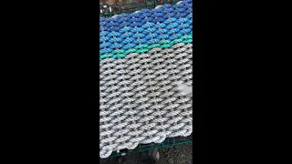 Start to Finish Lobster Rope Rug