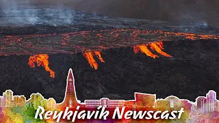 RVK Newscast #104: The “Lava-Wall” At Fagradalsfjall