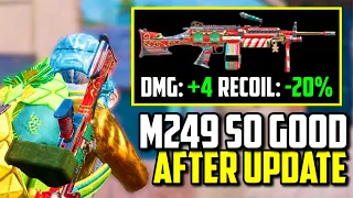 M249 DAMAGE WAS INCREASED AFTER UPDATE!! | PUBG Mobile