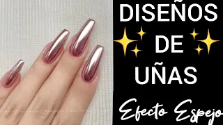 DISEÑOS DE UÑAS EFECTO ESPEJO 2023 #acrylicnails #trendsnails #artnails #diseñosdeuñas #artdesigning