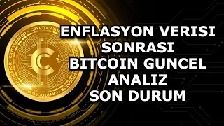 ENFLASYON VERISI SONRASI / BITCOIN GUNCEL ANALIZ / SON DURUM