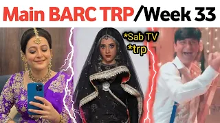 Sab tv week 33 trp - Tera Yaar Hoon Main trp - Jijaji in danger😟 | Maddam Sir, hero, wagle,tmkoc trp