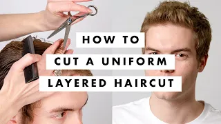 How to Cut Hair: Uniform Layer Hair Cut Structure - Tutorial / Lesson - MIG Training